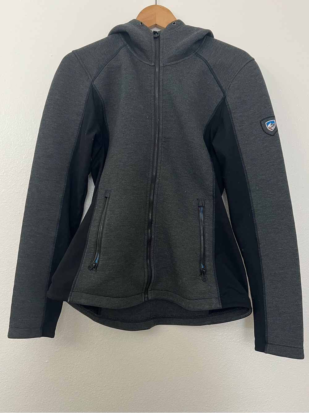 Kuhl Projekt Women's Hooded Jacket - Charcoal & Black